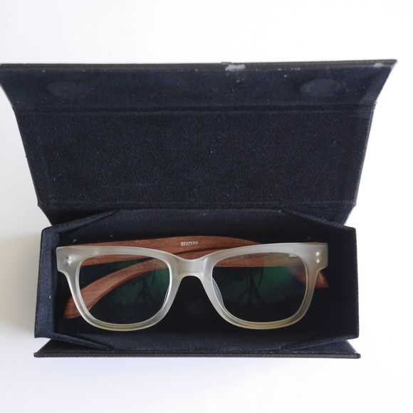 BSPECD eyeglass frames with wooden temples - Picture 2 of 6